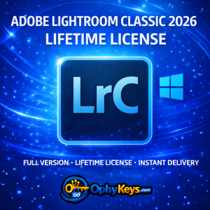 Adobe Lightroom Classic Lifetime License 2026 For Windows