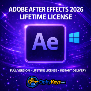 Adobe After Effects Lifetime License 2026 for Windows