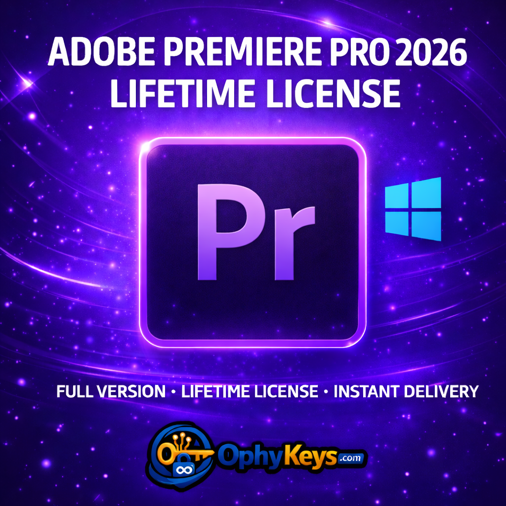 Adobe Premiere Pro Lifetime License 2026 for Windows