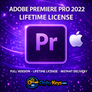 Lifetime License Preactived For Adobe Premiere pro 2022 For MacOS